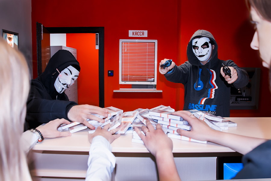 Квест в реальности Ограбление банка от компании Квестофобия Квест в реальности Ограбление банка от компании Квестофобия